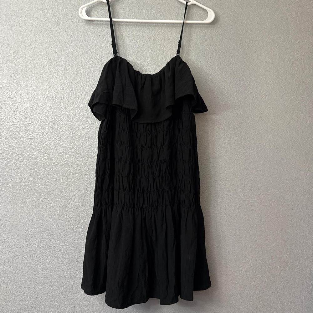 Future Collective women's flutter hem mini dress